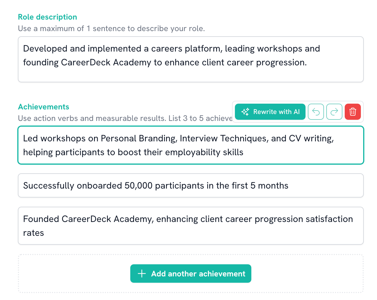 Screenshot of Getting Started Step 3: Edit and download your documents